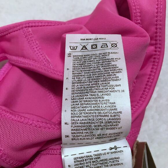 Adidas NWT Bright Pink Sports Bra Women XS - Picture 9 of 10